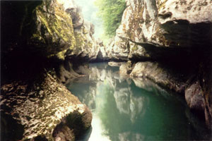 Sentier des berges de la Valserine