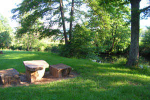 Au bord de la rivière