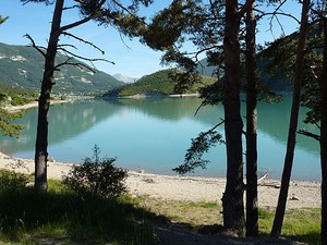 Aire du lac de Castillon
